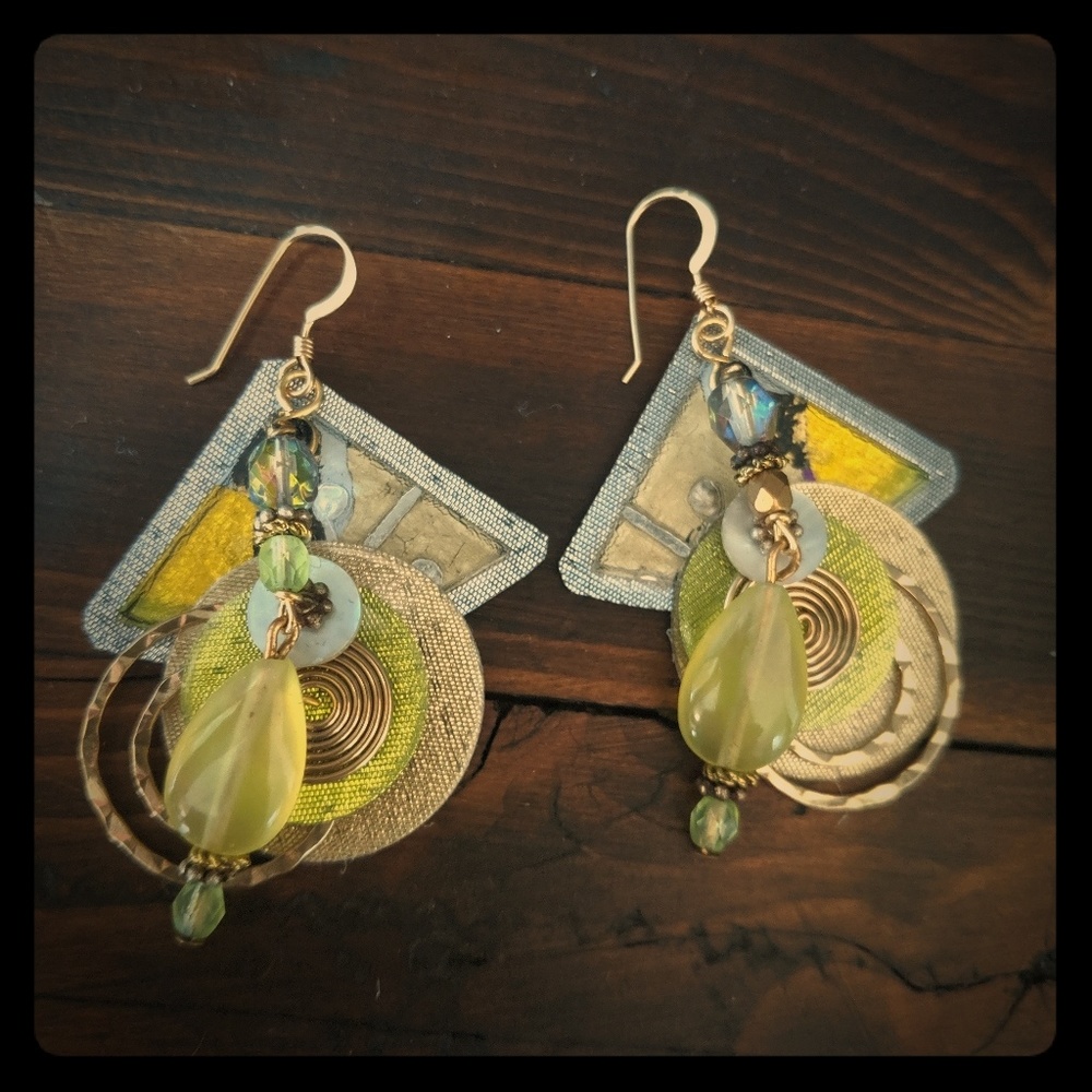 Funky earrings